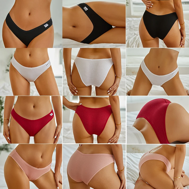 FINETOO 3PCS/Set M-XXL Women Sexy Cotton Panties Underwear Female Underpants Woman Briefs Cotton Pantys Girl Intimates Lingerie - Image 5