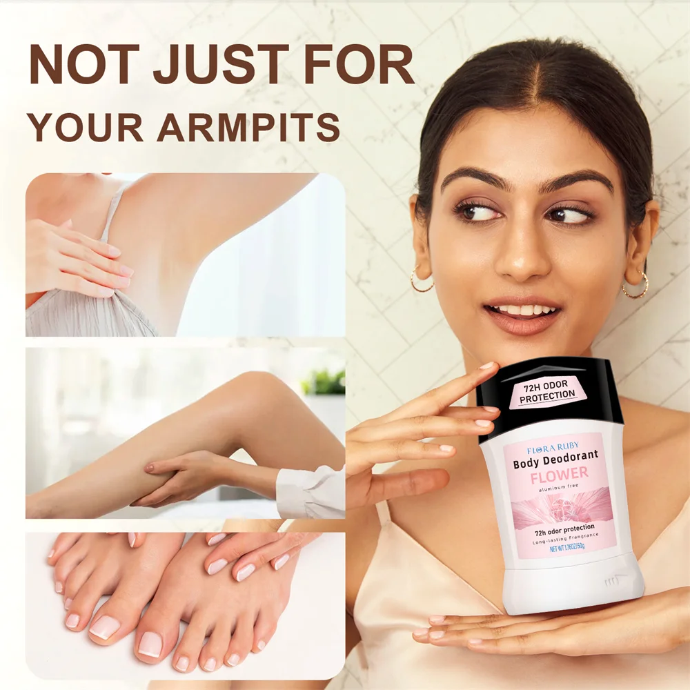 FLORA Deodorant Stick Unisex Aluminium Free Antiperspirant Stick Anti-Perspirant Long-Lasting Fresh Scent A Must-Have for Dates - Image 4
