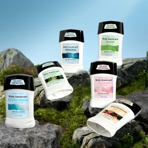 FLORA Deodorant Stick Unisex Aluminium Free Antiperspirant Stick Anti-Perspirant Long-Lasting Fresh Scent A Must-Have for Dates