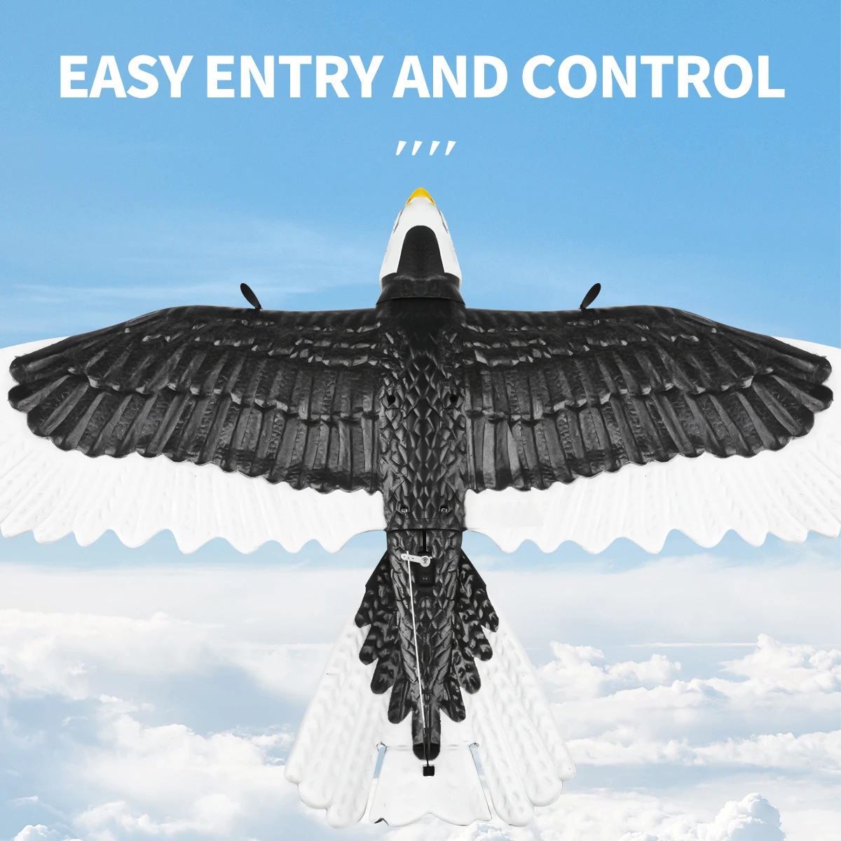 FX9651 RC Airplane 3CH Eagle Remote Control Plane 578mm Wingspan 360° Rotate EPP Foam 3D/6G Aircraft Toys for Gifts - Image 5
