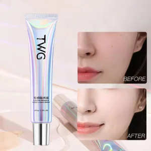 Face Primer Cream,Invisible Pore Base Stick Makeup Concealer Isolation Makeup Front Pore Base Modifying Skin Color Primer Makeup
