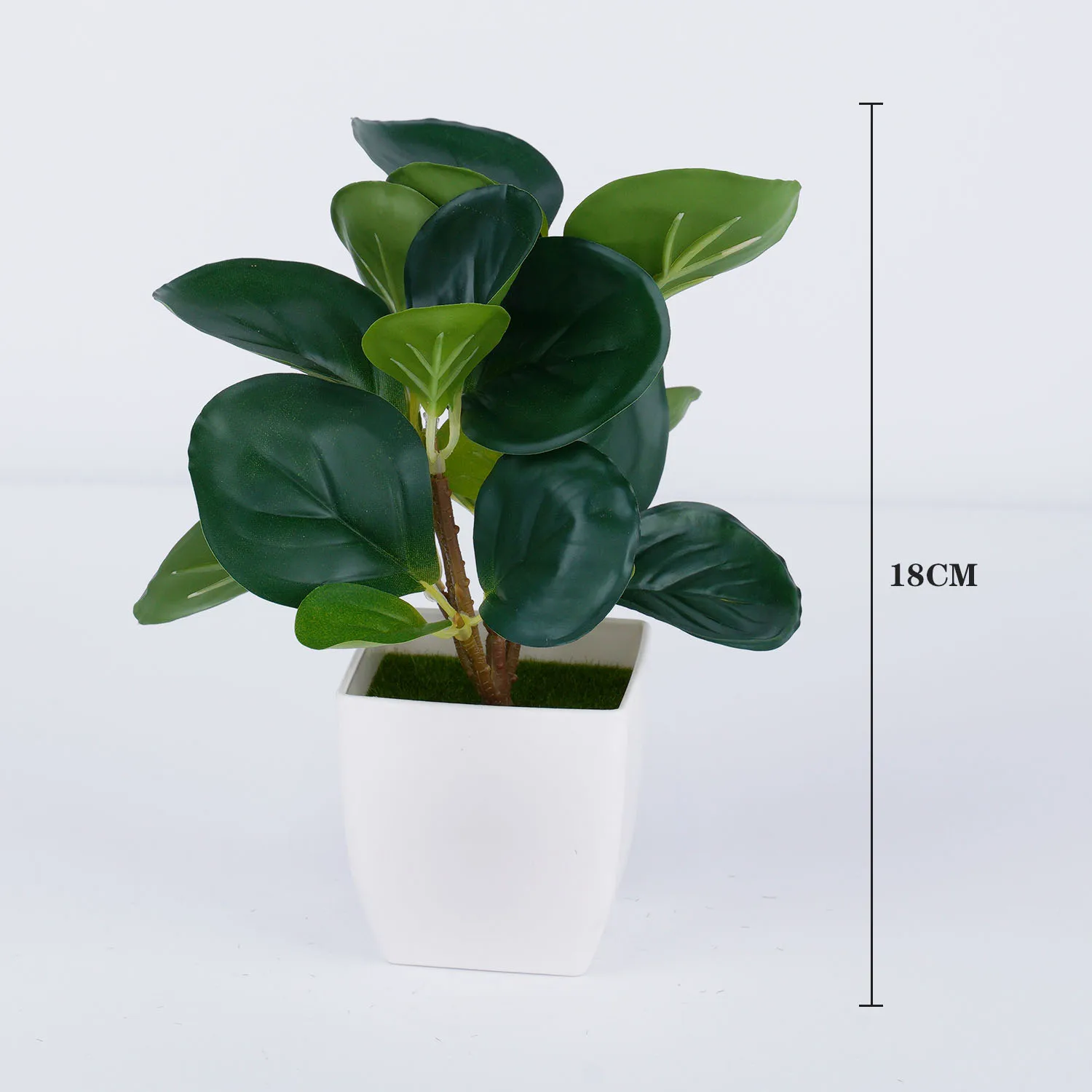 Fake Plants Bonsai Simulation Pot Green Plants Artificial Plants Table Potted Ornaments for Hotel Home Office Room Decoration - Image 2