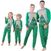 Family Matching Clothing Sets 2024 Christmas Family Look Couples Pajamas Family Pajamas Suits Mother Kids Matching Outfits