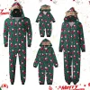 Family Matching Onesie Pajamas Hot Sal Reindeer Hooded Jumpsuit Best Seller Santa Print Loungewear Christmas Pajama Sets 2026 T1