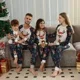 Father Mother Children Baby Sleepwear Daddy Mommy and Me Xmas Pyjamas Clothes 2023 Christmas Deer Family Matching Pajamas Sets - Image 3