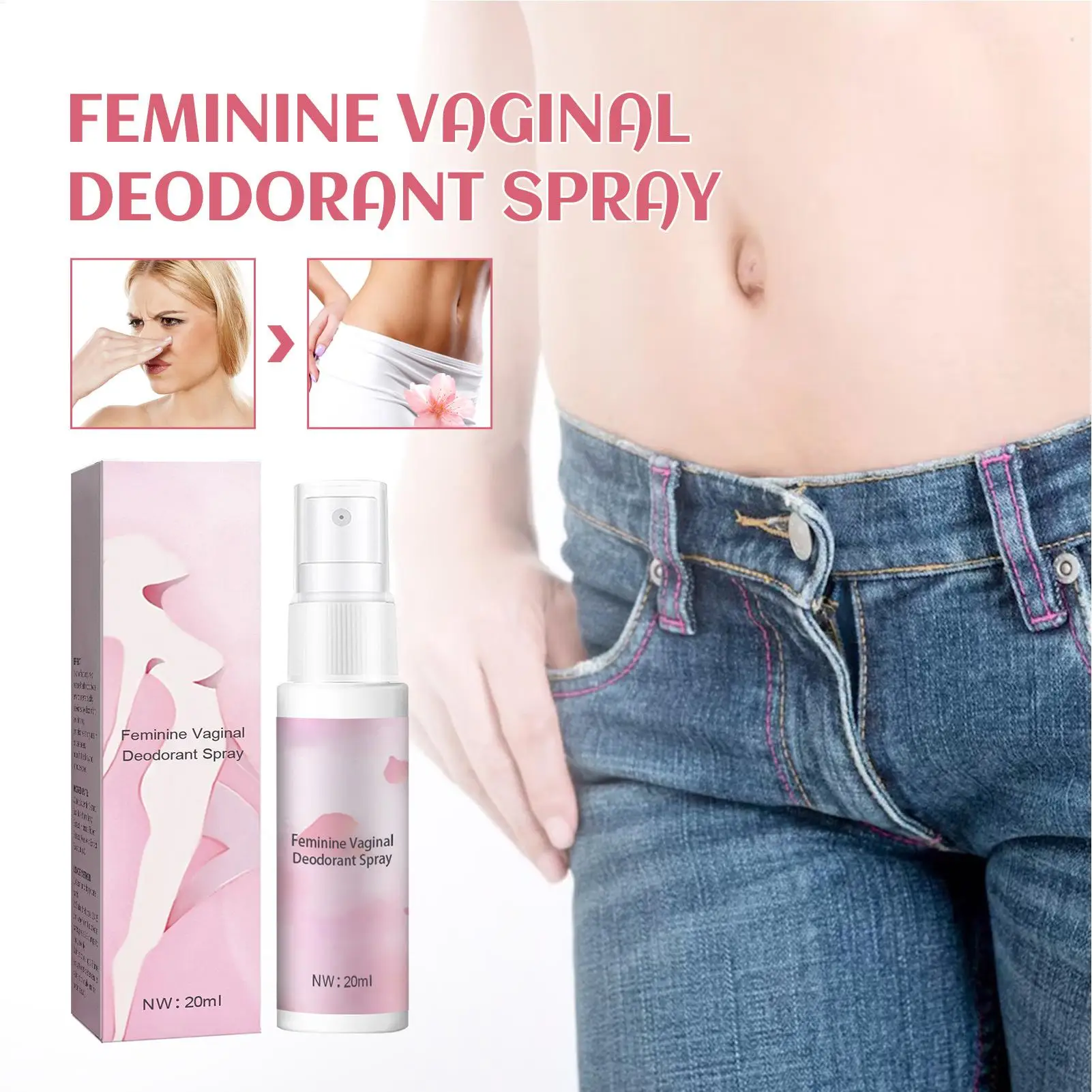 Feminine Spray For Women Odor Natural Plant Private Parts Spray Intimate Parts Vaginal Care Spray Feminine Spray for Odor - Image 3