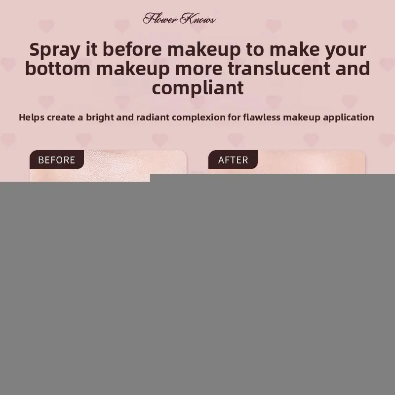 FlowerKnow Makeup Base Moisturizing Hydrating Face Mist Makeup Base Essence Spray Korean Skin Care Primer Moisturizing - Image 4