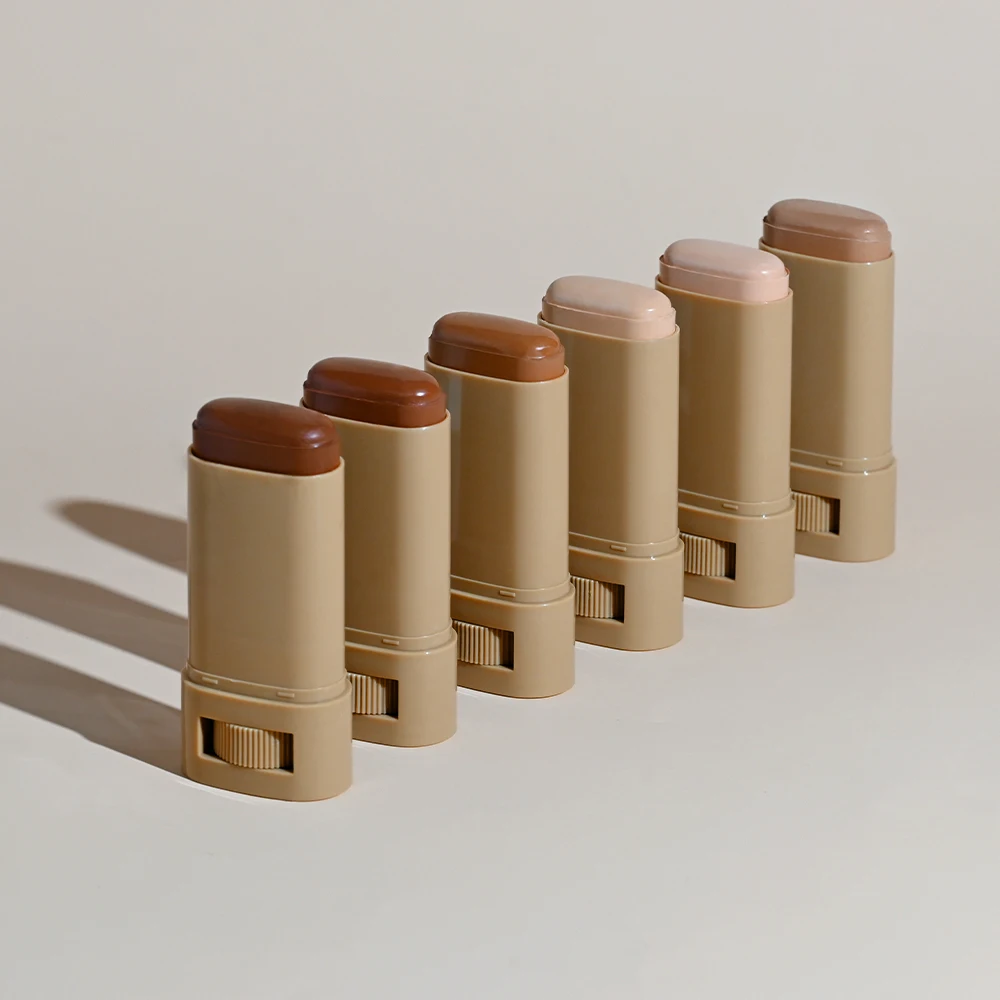 Foundation Skin Tint Balm Skin Tint Stick Waterproof Nourishing Solid Tinted Serum Face Tinted Face Contour Stick Makeup - Image 6