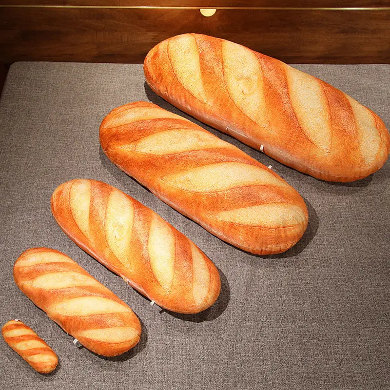 French Bread Plush Pillow Stuffed Printing Images Food Plushie Peluche Party Prop Decor Sleeping Companion Man Gift - Image 6