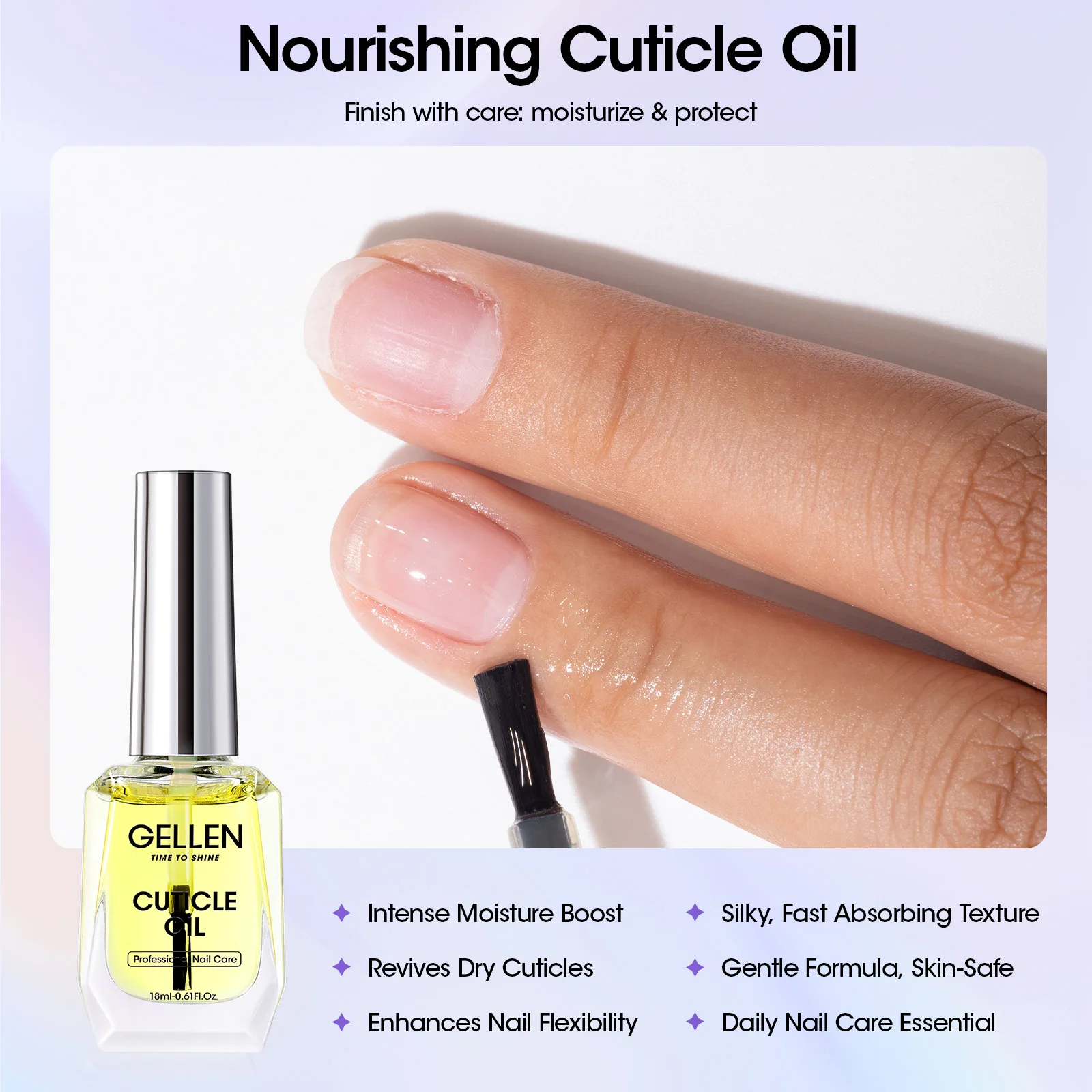 GELLEN Professional Nail Gel Remover Kit Fast Removal No Foil Cuticle Oil Liquid Latex UV Gel Polish Remover Manicure Tools - Image 5