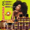 GSWP Batana Oil Shampoo, Conditioner, Cream, Hair Oil Set. Complete Hair Care Regimen: Gently Cleanses, Deeply Moisturizes. 4pcs