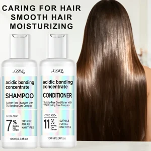 GSWP Shampoo and Conditioner Set. Gently Cleanses, Deeply Moisturises, and Provides Premium Care, Addresses Dryness. 200ml