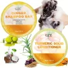 GZE Ginger Shampoo Bar Soap and Turmeric Solid Conditioner Hair Set for Thinning, Lock in Moisture & Shine and Control Frizz.