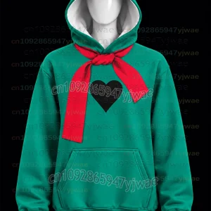 Game Deltarune Halloween Cosplay Hoodie Unisex Streetwear Winter Casual Hooded Sweatshirt 3D Printed Pullovers Men Women Hoodies