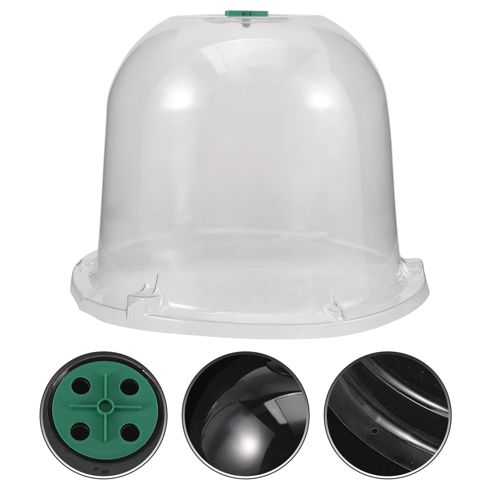 Garden Cloche Dome Plastic Plant Cover for Vegetable Garden with Ventilation Transparent Design Frost for Plants - Image 4