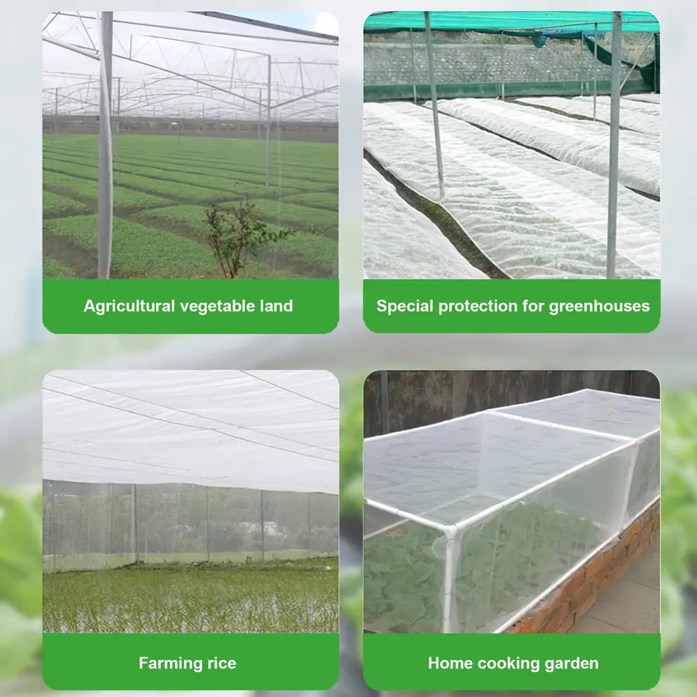 Garden Netting 10x50 FT Ultra Fine Mesh Fabric Net Protection Plant Cover Screen Vegetable Shrub Fruits Tree Flowers Bug Barrier - Image 6