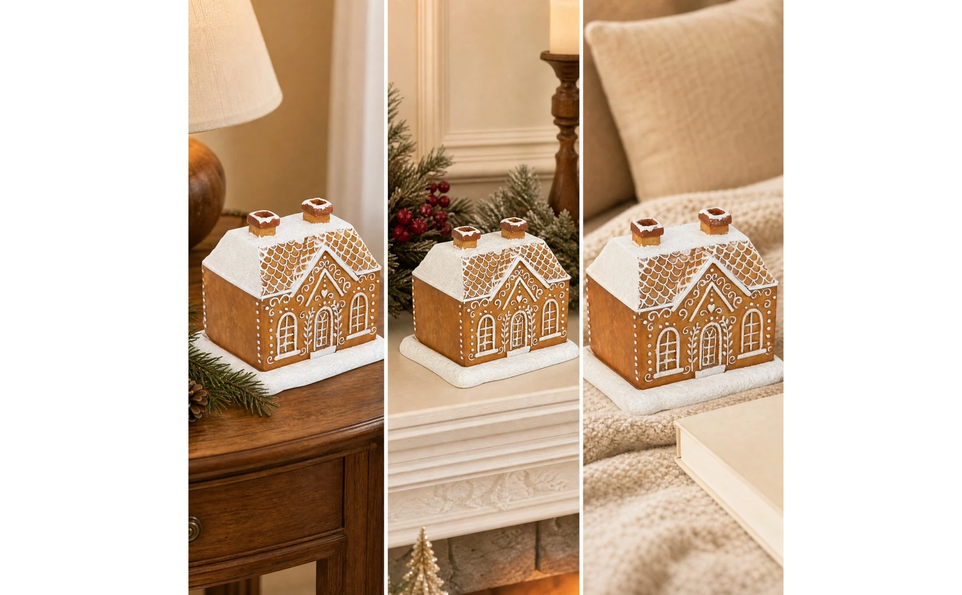 Gingerbread House Incense Cone Burner Holiday Gingerbread House Candle Holder Ornament Resin Cone Holder Christmas Gingerbread House Incense Cone Burner Holiday Gingerbread House Candle Holder Ornament Resin Cone Holder Christmas