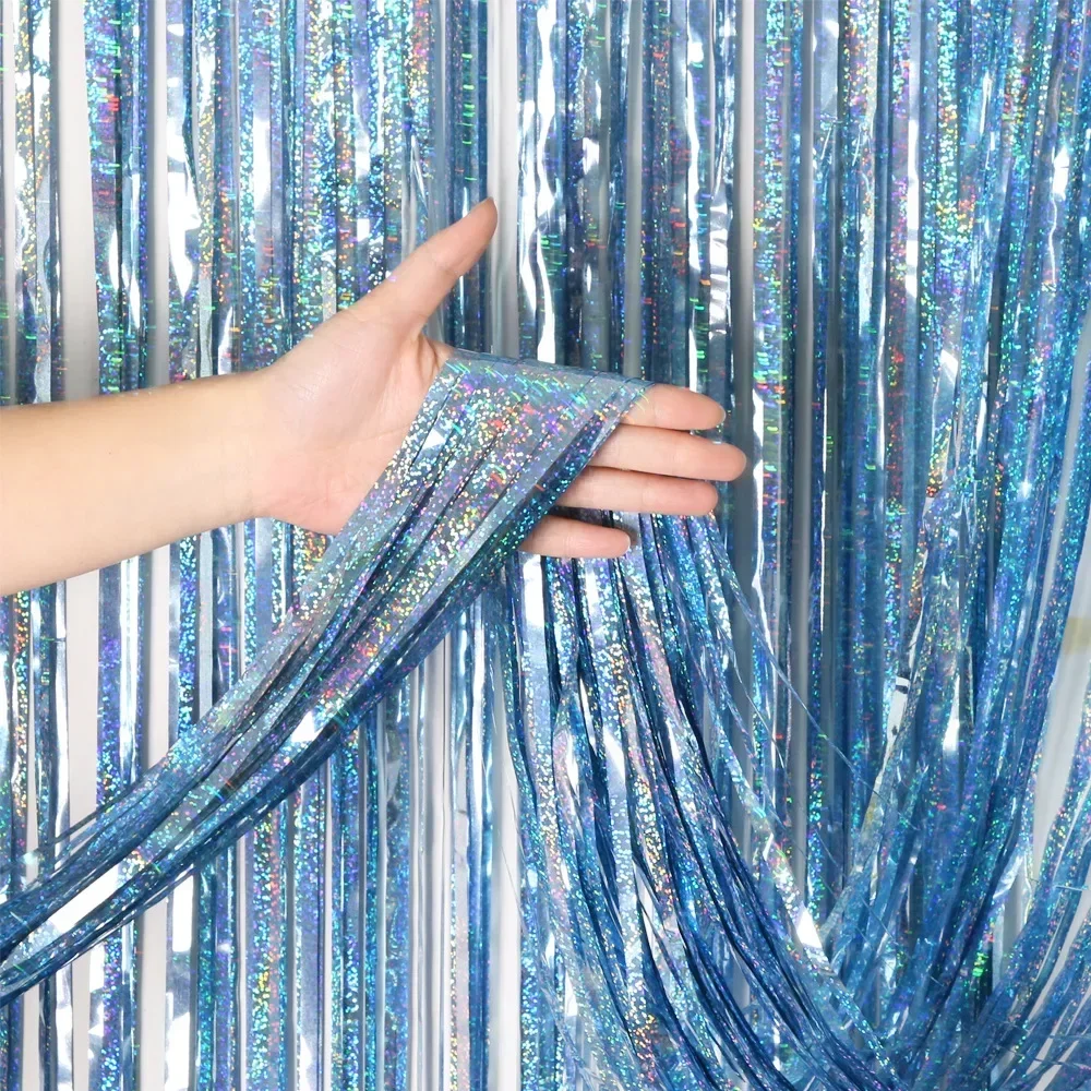 Gold Foil Curtain Fringe Pink For Backdrop Party Back Drop Photo Booth Wedding Graduations Birthday Christmas Event - Image 2