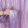 Gold Foil Curtain Fringe Pink For Backdrop Party Back Drop Photo Booth Wedding Graduations Birthday Christmas Event
