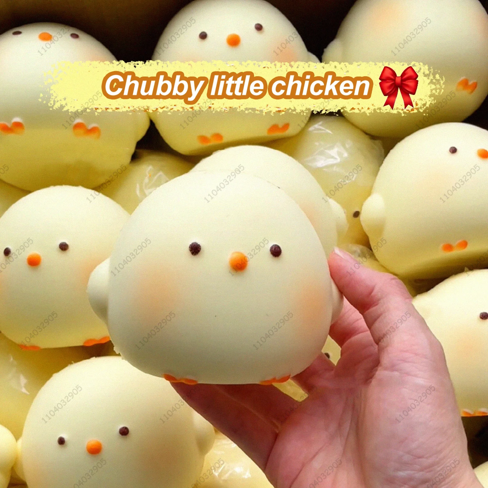 HOT! Cute Giant Chick Squishy Toy Slow-Rising Stress Relief & Sensory Fidget Toy for Kids and Adults Anxiety ADHD Autism Relief - Image 3