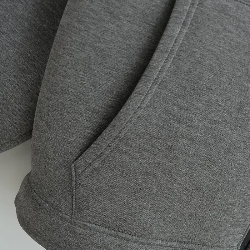 HXAO Women's Hoodie Oversized Zip up Hoodies Women Autumn Winter Long sleeve Outerwears Sweatshirt with zipper Y2k Hoodie Top - Image 6