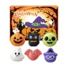 Halloween Bath Bombs Set 6 Pack With Toys Inside Colorful Fizzing Natural Bubble Bath Gift For Kids Boys Girls Holiday Party Spa