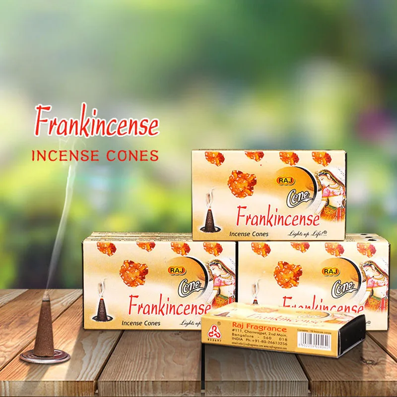 Handmade Indian Incense Frankincense Patchouli Tower Incense Cones with Metal Incense Base Buddhist Ornaments Home Fragrance - Image 3