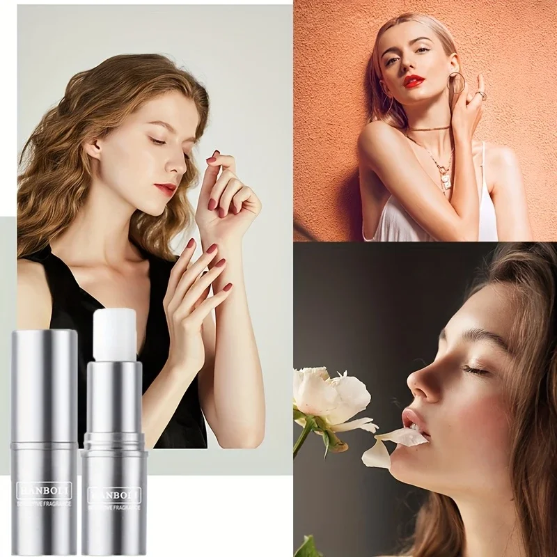 Heart-pounding solid perfume for men and women, light fragrance, long-lasting, natural and fresh perfume, portable perfume - Image 2