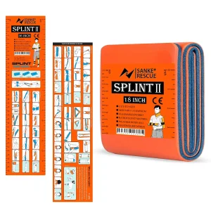 High-Quality First Aid Splint 36/18"X4.3" SANKE RESCUE Wrist Thumb Support Tendonitis IFAK Protective Guard Right/Left Hand