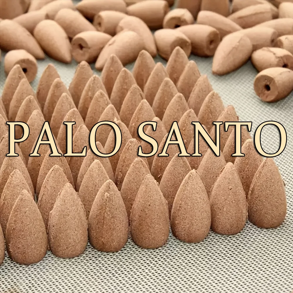 High-Quality Natural Palosanto Incense Cones, with a Rich Aroma, Burn for a Long Time, Creating an Aesthetic Smoke Effect, Suitable for Purifying the Air, Meditation, Yoga, Reading, Etc. - Image 5