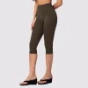 High Waist Yoga Pants Fitness Capri Pants 3/4 Leggings For Women Tummy Control Workout Capri Leggings Running Women's Activewear