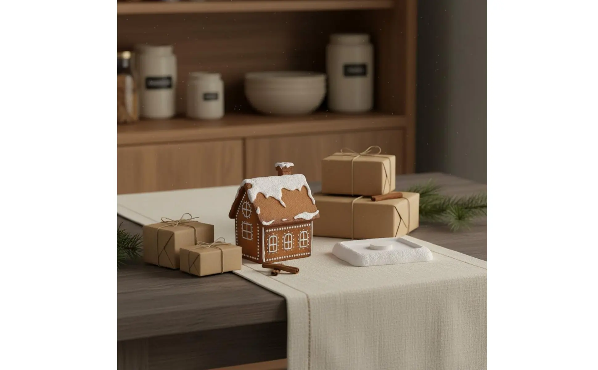 Holiday Cottage Aroma Holder Festive Gift Gingerbread House Aroma Burner Christmas Cabin Censer Detailed Craftsmanship Holiday Cottage Aroma Holder Festive Gift Gingerbread House Aroma Burner Christmas Cabin Censer Detailed Craftsmanship