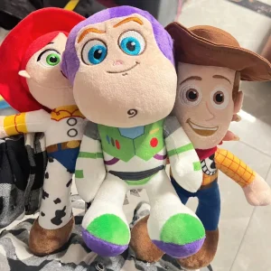 Hot *23cm Cute Woody Buzz Lightyear Plush Toy Lovely Stuffed Anime Jessie Plushies Pendant Cartoon Doll Festival Gifts**