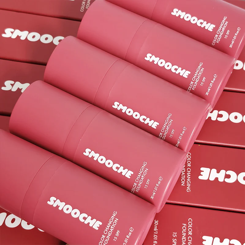 Hot SMOOCHE SPF15 Skin Tone Adaptive Color Changing Liquid Foundation Lasting Oil Control Liquid Foundation Nature Concealer - Image 3