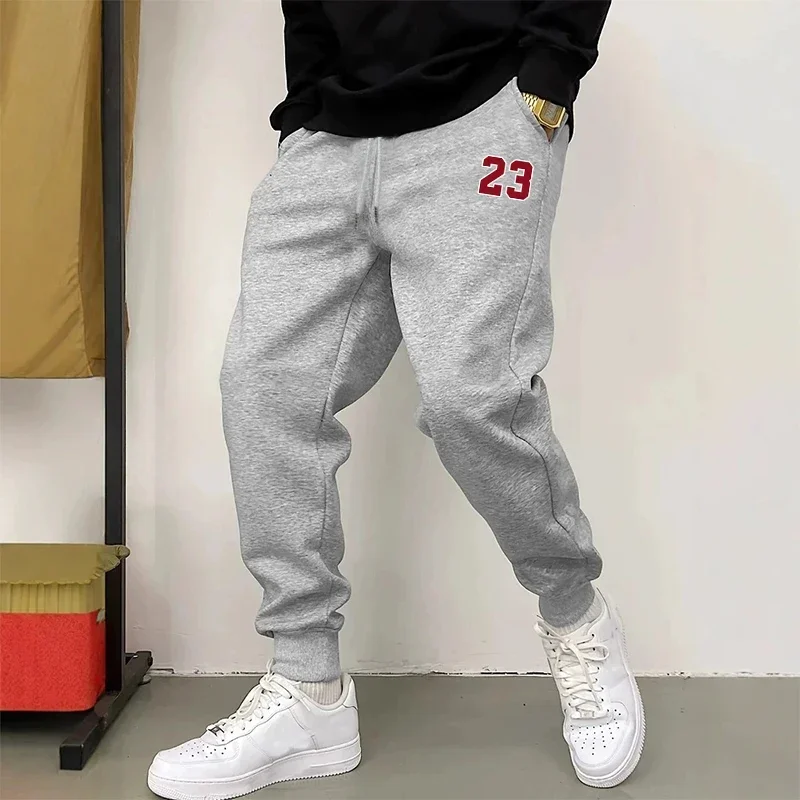 Hot Sale Male Sweatpants High Quality Fall/Winter Daily Casual Fashion Jogger Pants Gym Fitness Sporty Trousers Men's Clothes - Image 2