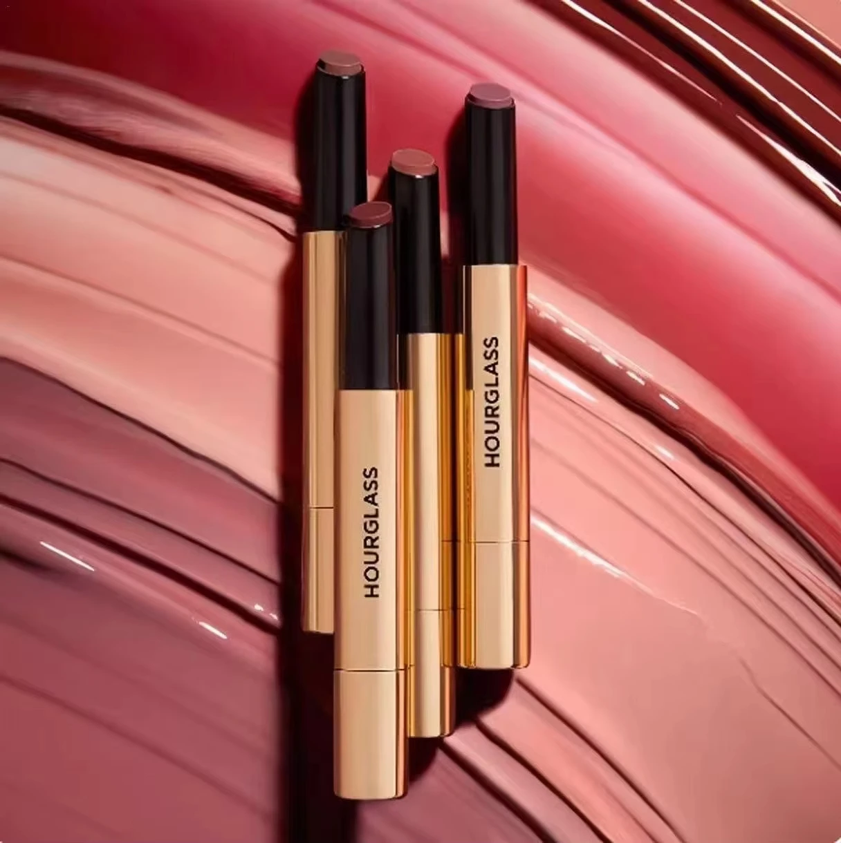 Hourglass Lipstick Phantom Volumising Glossy Balm Moisturizing Lip Gloss Lasting Nourishing Glass Lips Natural Cosmetics