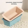 Household Rectangular Silicone Mold Candy Toast Mould Easter Bread DIY Kitchen Supplies Cake Bakeware Pan Baking Tools