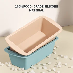 Household Rectangular Silicone Mold Candy Toast Mould Easter Bread DIY Kitchen Supplies Cake Bakeware Pan Baking Tools