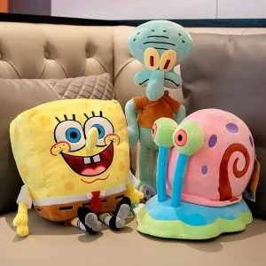 IN STOCK @@Doll Spongebob Squarepants Patrick Star Squidward Eugene Krabs Gary Kawaii Cartoon Stuffed Plush Toys Birthday Gift