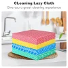 JINYUDOME 11.8x11.8inch Multi-Purpose Disposable Dish Cloths Light Duty Paper Towels for Kitchen And Home Cleaning