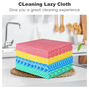 JINYUDOME 11.8x11.8inch Multi-Purpose Disposable Dish Cloths Light Duty Paper Towels for Kitchen And Home Cleaning