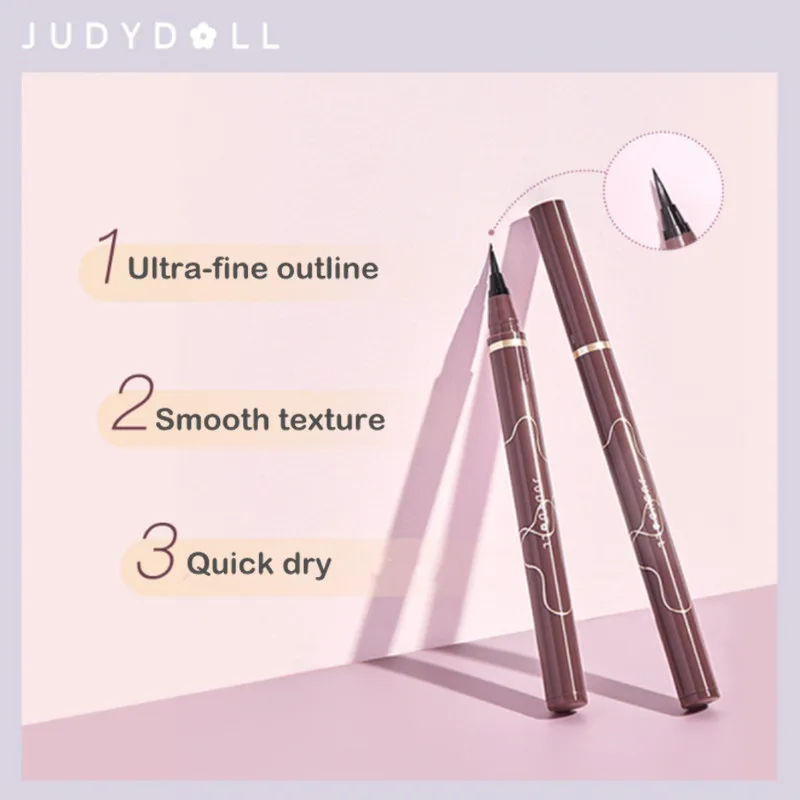 Judydoll Ultra-fine Liquid Eyeliner Pen Matte Lying Silkworm Eye Lash Pencil Fast Dry Smooth Lasting Eye Shadow Stick Makeup - Image 4