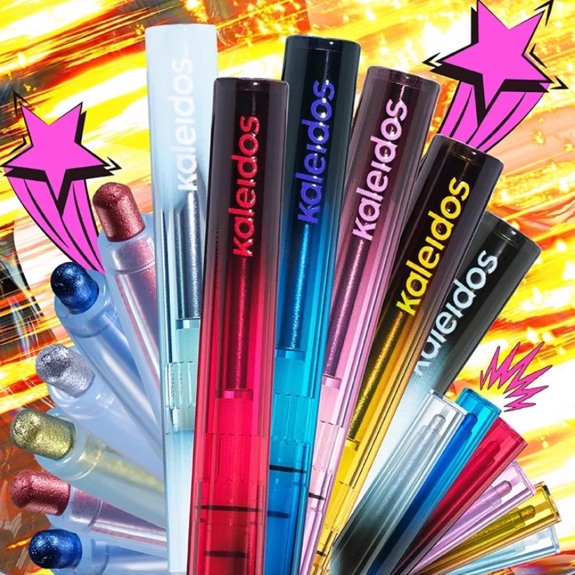 Kaleidos Automatic Gel Eyeliner Pencil Chameleon Eye Shadow Long Wear Glitter Metallic Waterproof Eye Liner Pen Makeup Stamp - Image 2