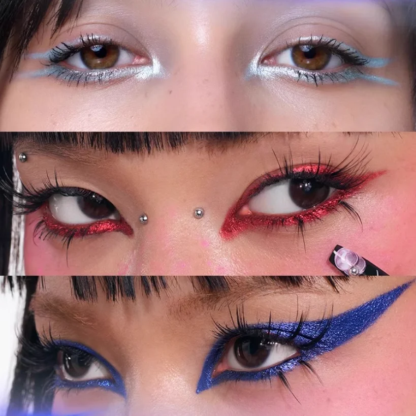 Kaleidos Automatic Gel Eyeliner Pencil Chameleon Eye Shadow Long Wear Glitter Metallic Waterproof Eye Liner Pen Makeup Stamp - Image 6