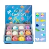 Kids Bath Bombs with Surprise Inside, Fizzy Spa Balls Gift Set with Animal Toys, Educational, Fun Relaxing Holiday Gift for Kids