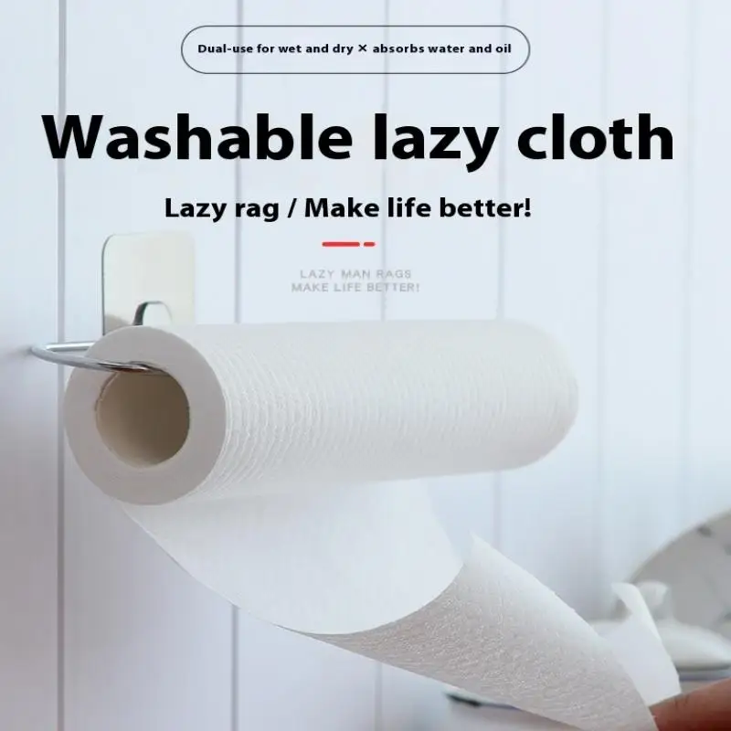 Kitchen Disposable Rags Thicken Reusable Non-Woven Cleaning Cloths Household Washing Dishcloths Cloth Paper Towels Scouring Pads - Image 4
