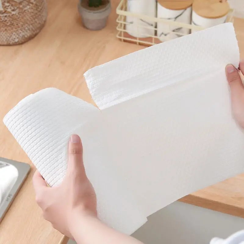 Kitchen Disposable Rags Thicken Reusable Non-Woven Cleaning Cloths Household Washing Dishcloths Cloth Paper Towels Scouring Pads - Image 3