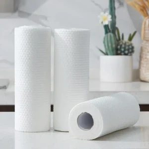 Kitchen Disposable Rags Thicken Reusable Non-Woven Cleaning Cloths Household Washing Dishcloths Cloth Paper Towels Scouring Pads