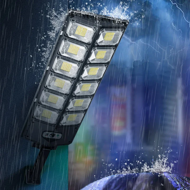 LED Super Bright Outdoor Solar Powered Lamp Waterproof Motion Sensor Human Induction Solar Garden Light Yard Garage Light - Image 5