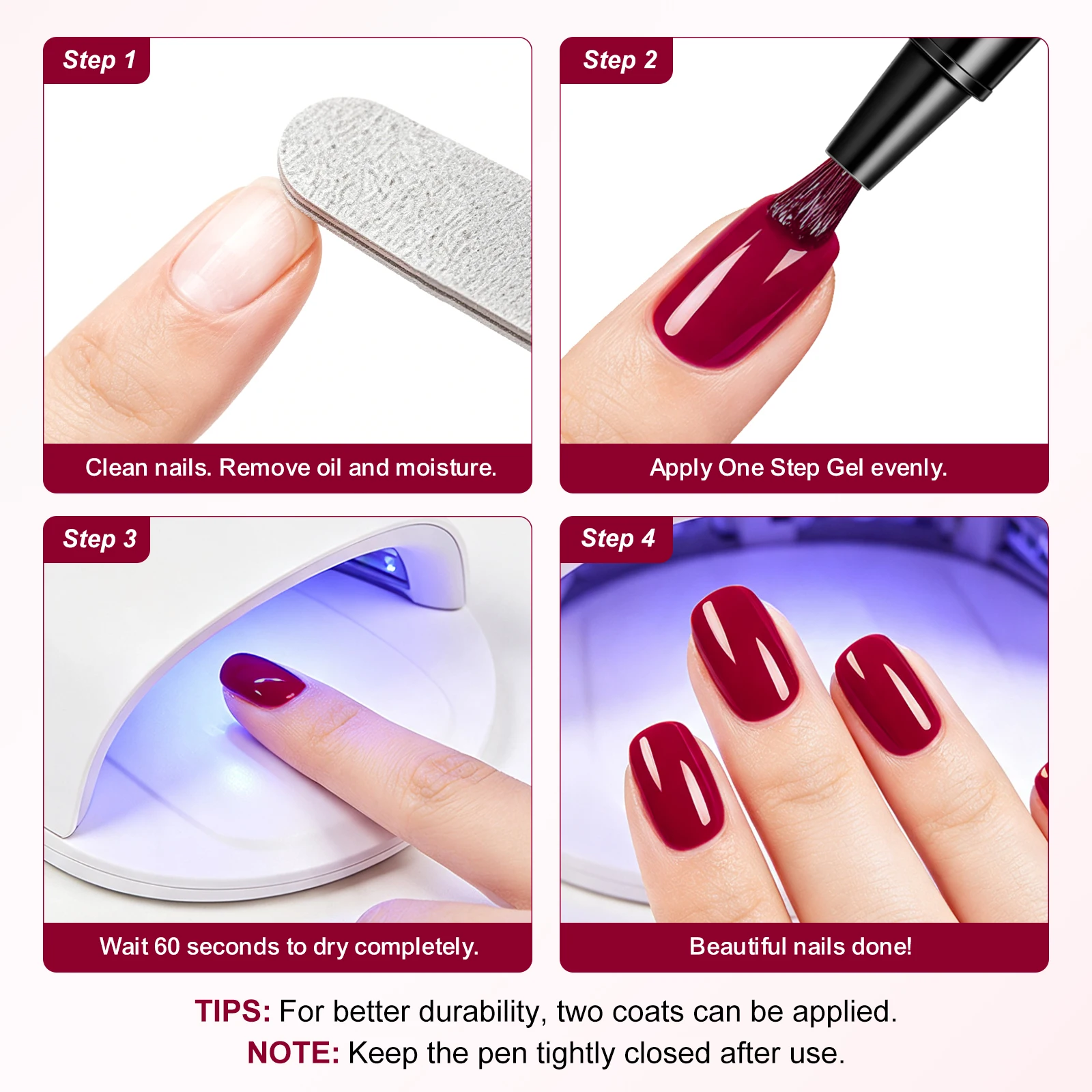 LIMEGIRL 48 Colors Gel Nail Polish Pen 3in1 Gel Nail Varnish Quick-Dry Long-Lasting Graffiti Painting Brush for Outdoor Travel - Image 5
